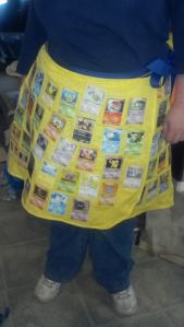 You can see the front of the skirt here. 