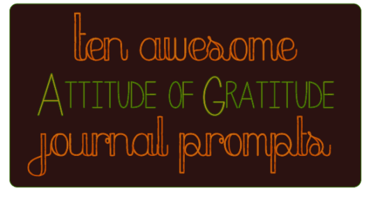 10 thankful prompts