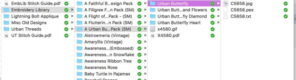 more organization of files
