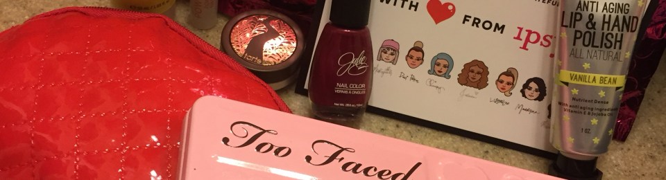 December Ipsy glam bag with bonus